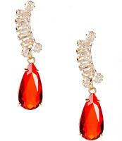 C by Cezanne CZ Drop Earrings