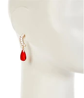 C by Cezanne CZ Drop Earrings