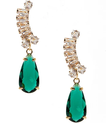 C by Cezanne CZ Drop Earrings