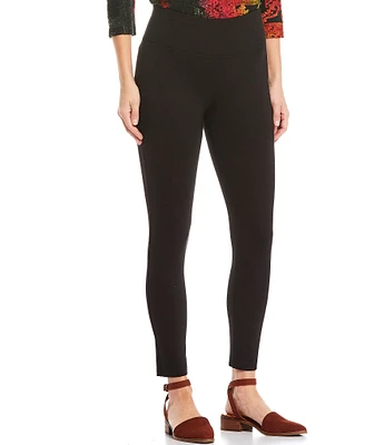 Calessa Petite Size Ponte Knit Pull-On Leggings