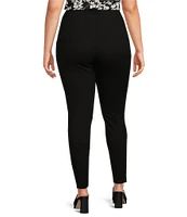 Calessa Plus Size Ponte Knit Pull-On Leggings