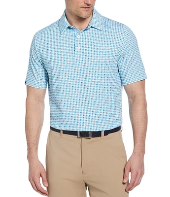 Callaway 18th Hold Food Print Short Sleeve Golf Polo Shirt