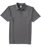 Callaway Big & Tall Fine Line Stripe Stretch Short Sleeve Polo Shirt