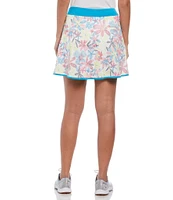 Callaway Chevron Floral Print Wrap Flounce 17#double; Golf Skort