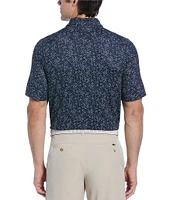 Callaway Chevron Printed Short Sleeve Polo Shirt