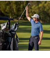 Callaway Chevron Printed Short Sleeve Twill Golf Polo Shirt