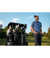 Callaway Chevron Printed Short Sleeve Twill Golf Polo Shirt