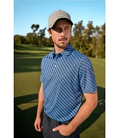 Callaway Chevron Printed Short Sleeve Twill Golf Polo Shirt