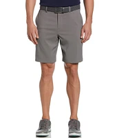 Callaway Classic Fit Flat Front Opti-Stretch Active Waistband Solid 9#double; Inseam Shorts