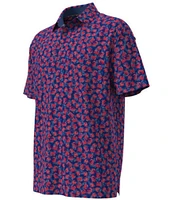 Callaway Novelty Crab Printed Short Sleeve Golf Polo Shirt