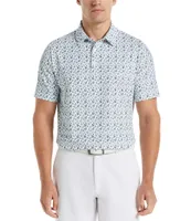 Callaway Short Sleeve Novelty Print Golf Polo Shirt