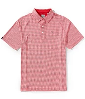Callaway Short Sleeve Printed Polo Golf Shirt