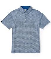 Callaway Short Sleeve Printed Polo Golf Shirt
