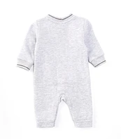 Calvin Klein Baby Boys Newborn-9 Months Long-Sleeve Quilted Fleece Coverall