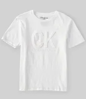 Calvin Klein Big Boys 8-20 Short-Sleeve Debossed T-Shirt