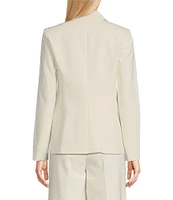 Calvin Klein Cotton Blend 1-Button Jacket