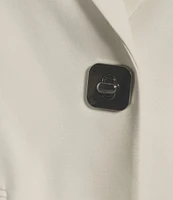 Calvin Klein Cotton Blend 1-Button Jacket