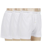 Calvin Klein Cotton Classic Solid Knit Boxers 3-Pack