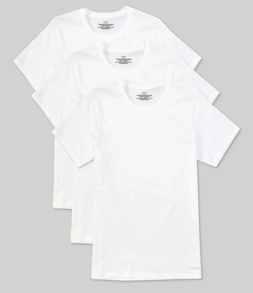 Calvin Klein Cotton Classics Solid Crew Neck T-Shirts 3-Pack