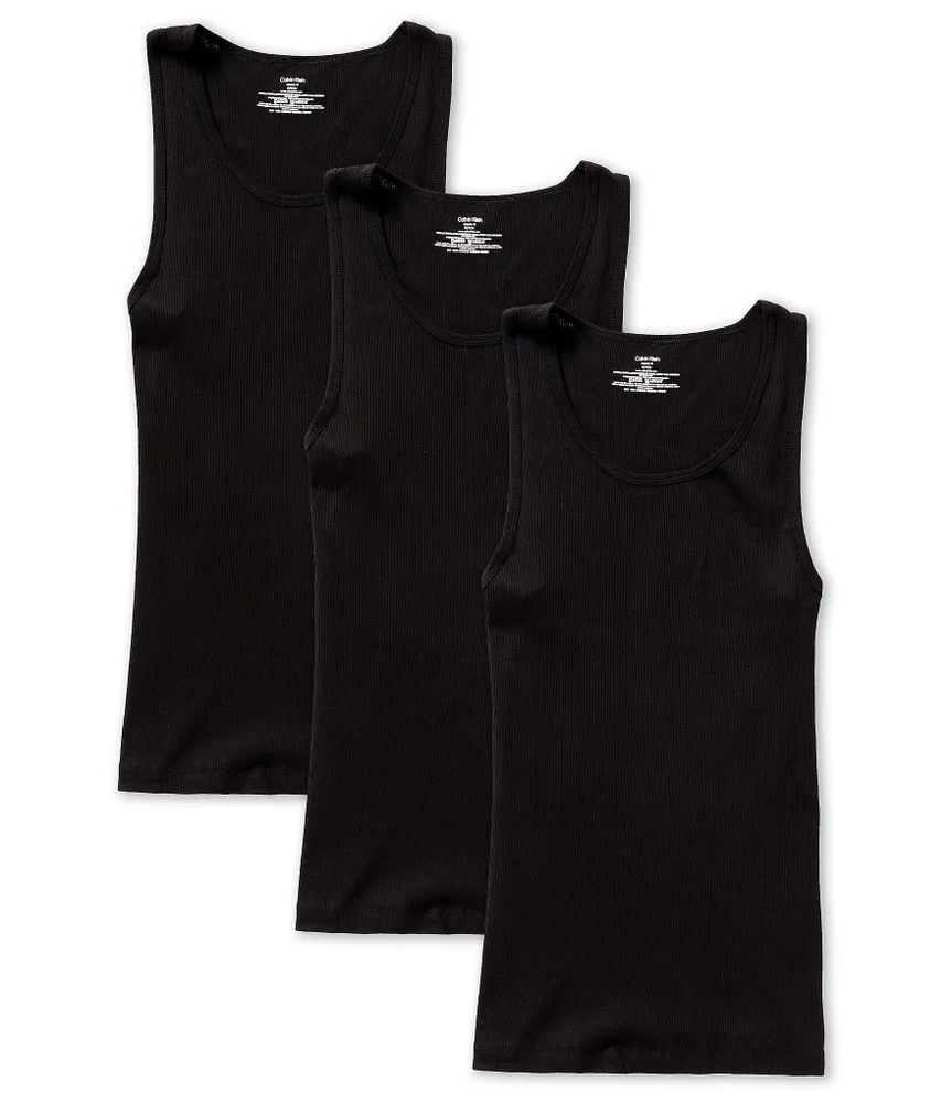 Calvin Klein Cotton Classics Solid Tanks 3-Pack