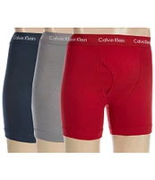 Calvin Klein Cotton Stretch Solid Boxer Briefs 3-Pack