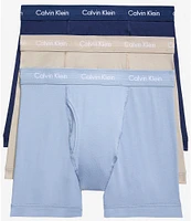 Calvin Klein Cotton Stretch Solid Boxer Briefs 3-Pack