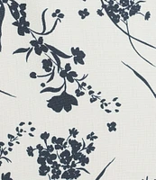 Calvin Klein Crew Neck Short Sleeve Floral Print Sheath Dress