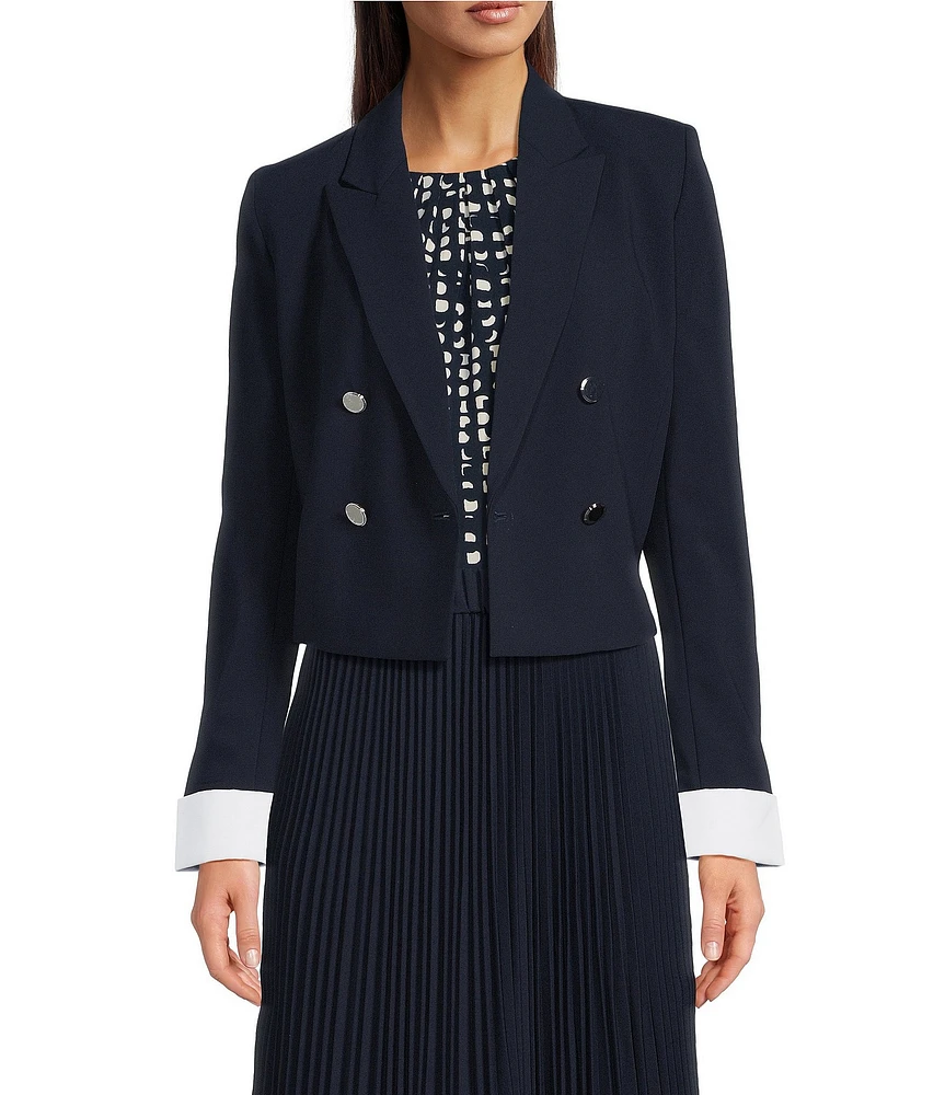 Calvin Klein Double Breasted Cropped Jacket