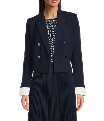 Calvin Klein Double Breasted Cropped Jacket
