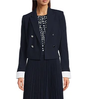 Calvin Klein Double Breasted Cropped Jacket