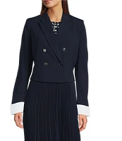 Calvin Klein Double Breasted Cropped Jacket