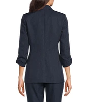 Calvin Klein Faux Denim 3/4 Sleeve Jacket