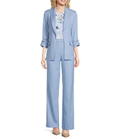 Calvin Klein Faux Denim Straight Pants
