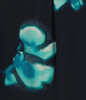 Calvin Klein Floral Sleeveless Pleat Neck Cami