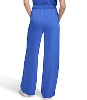 Calvin Klein High Rise Side Pocket Pull-On Coordinating Wide Leg Pants