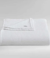 Calvin Klein Honeycomb Textured Cotton Bed Blanket
