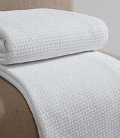 Calvin Klein Honeycomb Textured Cotton Bed Blanket