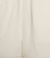 Calvin Klein Linen Blend Belted Straight Leg Pants