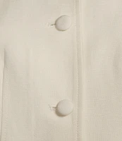 Calvin Klein Linen Blend Button Front Vest