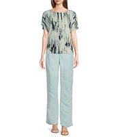 Calvin Klein Linen Blend Modern Fit Pants