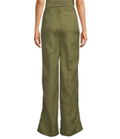 Calvin Klein Linen Blend Wide Leg Pants