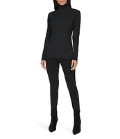 Calvin Klein Long Sleeve Turtleneck Criss Cross Sweater