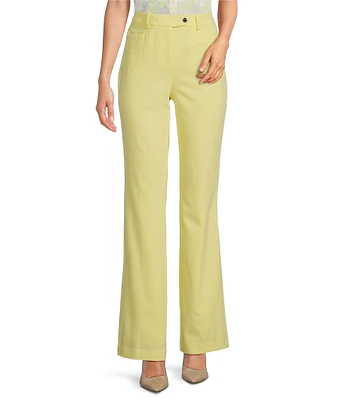 Calvin Klein Lux Flat Front Moderate Fit Pants