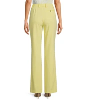 Calvin Klein Lux Flat Front Moderate Fit Pants