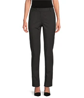 Calvin Klein Luxe Stretch Slim-Leg Pants