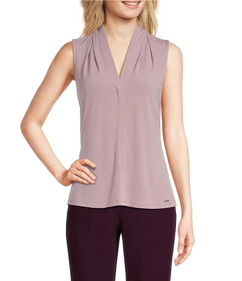 Calvin Klein Matte Jersey V-Neck Sleeveless Cami