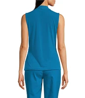 Calvin Klein Matte Jersey V-Neck Sleeveless Cami Blouse