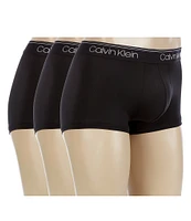 Calvin Klein Micro Stretch Low Rise Solid Trunks 3-Pack