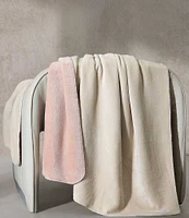 Calvin Klein Modern Lush Reversible Solid Throw Blanket
