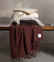 Calvin Klein Mohair Solid Throw Blanket, 70#double; x 50#double;